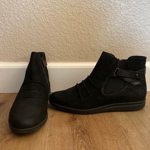 Black Ankle Boots by Clarks